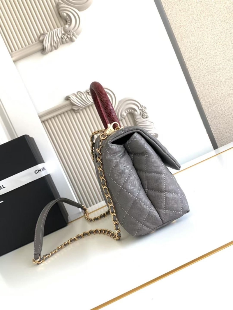 Ch**el top handle bags